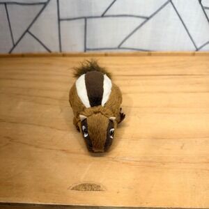 Folkmanis Mini Chipmunk Finger Puppet 8" Brown Excellent Realistic Plush 2637